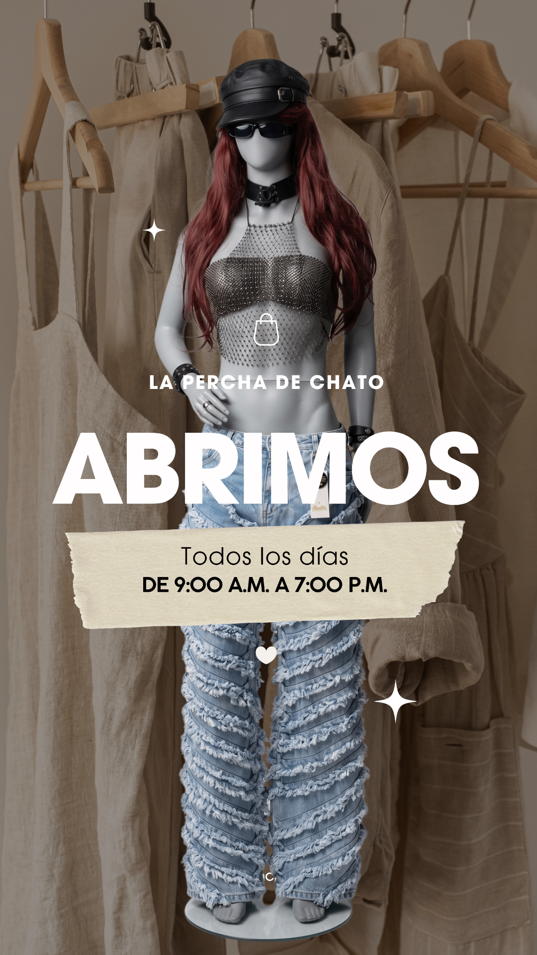 La Percha de Chato — Abrimos todos los días